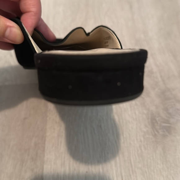 Cole Haan Black Suede Loafer Mules Size 9 - Picture 6 of 6